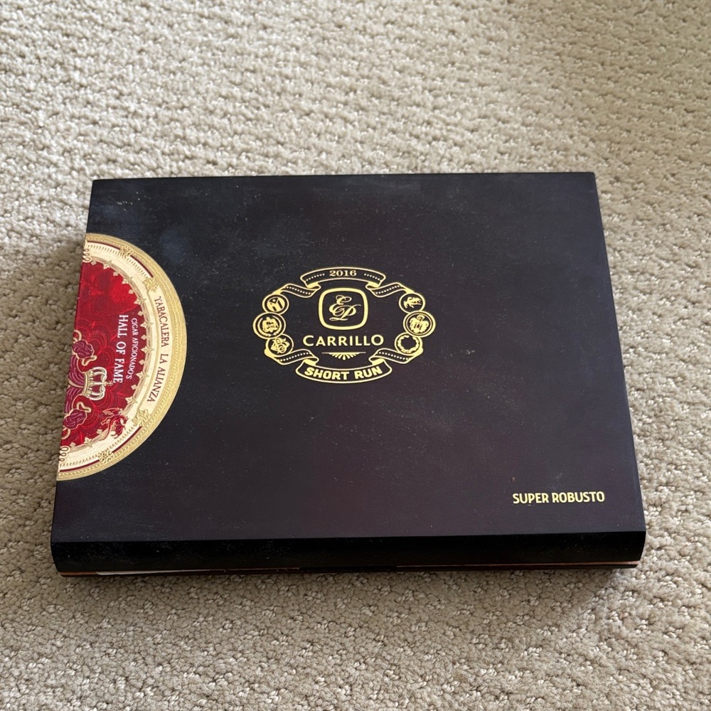 E.P. Carrillo Short Run Super Robusto Cigar Wooden Box